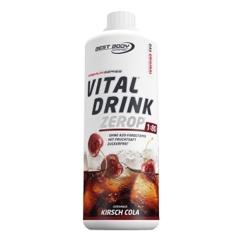 Best Body Vital Drink 1000ml Flasche Mineraldrink Kirsch...
