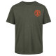 Golds Gym Basic Left Breast -Shirt army marl/orange