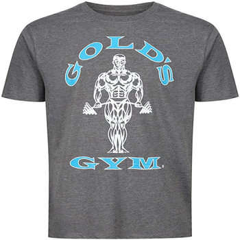 Golds Gym Muscle Joe T-Shirt Grau/Türkis