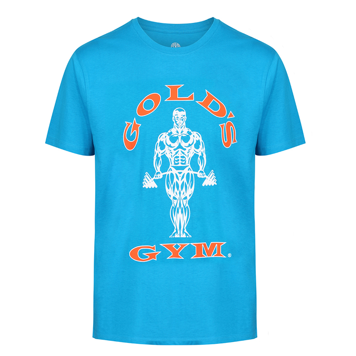 Golds Gym Muscle Joe T-Shirt Trkis/Orange L