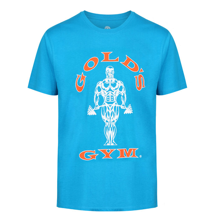 Golds Gym Muscle Joe T-Shirt Türkis/Orange S