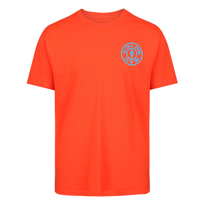 Golds Gym Basic Left Breast -Shirt orange/turg M