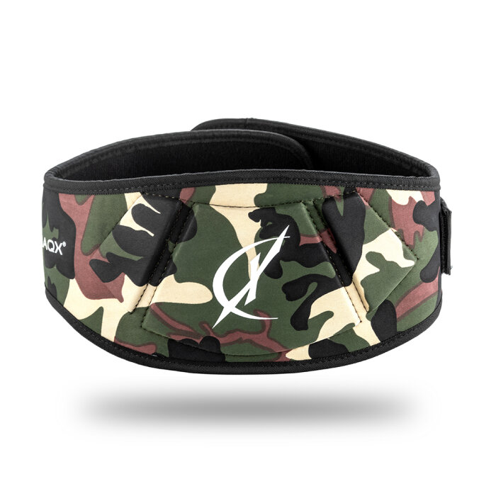 Climaqx Gewichthebergürtel (B-Ware) Camo Grün Weiß XS