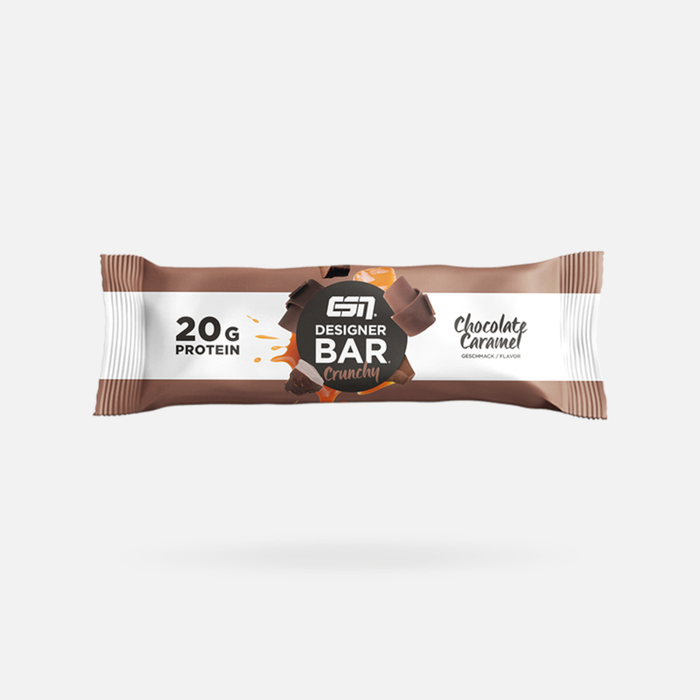 ESN Designer Bar Crunchy 60g Riegel Chocolate Caramel