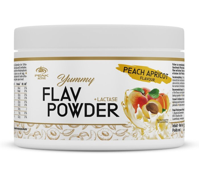 Peak Yummy Flav Powder 250g Dose Peach Apricot