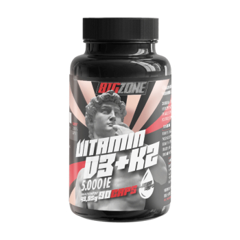 Big Zone Vitamin D3+K2+Magnesium 90 Kapseln Bigzone