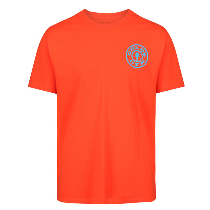 Golds Gym Basic Left Breast -Shirt orange/turg XXL