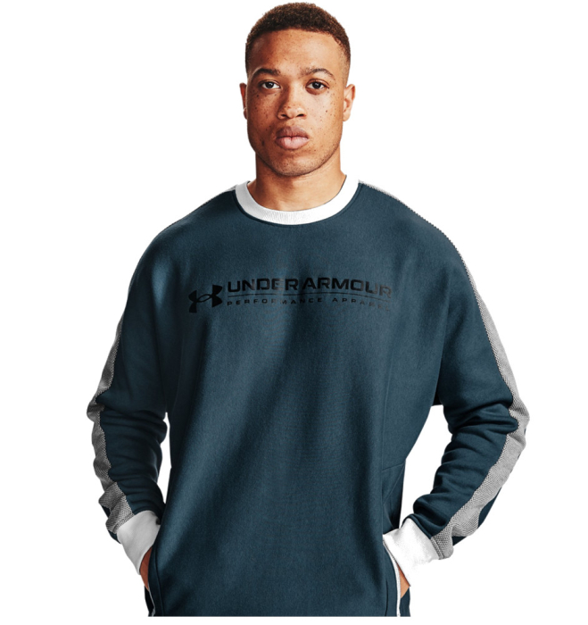 Under Armour Rival Fleece AMP Crew Sweater S