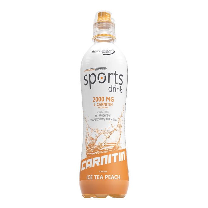 Best Body Sports Drink RTD L-Carnitin Drink 500ml Ice Tea Pech