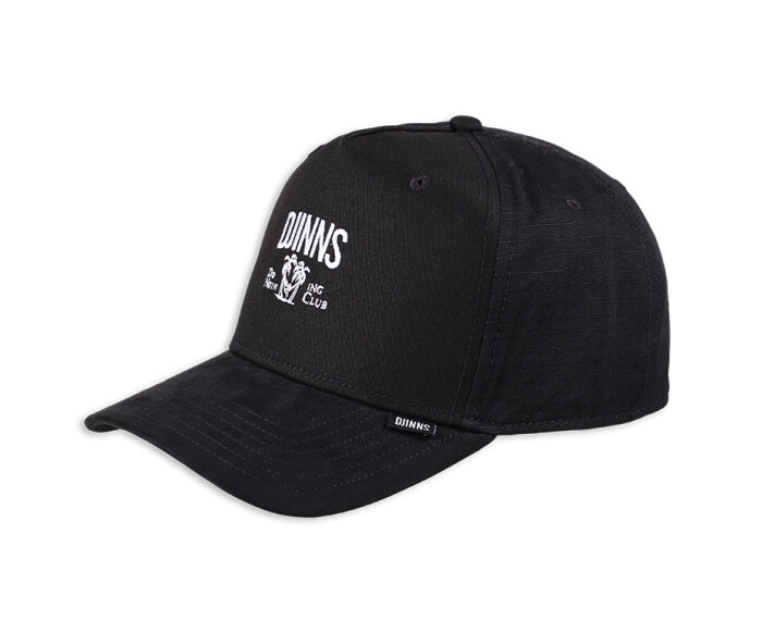 Djinns Trucker Cap HFT DNC Mix Fabric Black