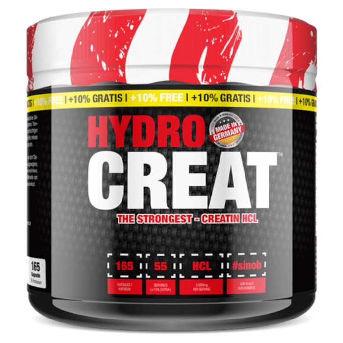 Sinob Hydro-Creat Creatin HCL 165 Kapseln Dose