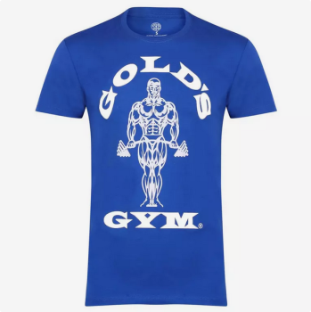 Golds Gym Muscle Joe T-Shirt blau/weiß M