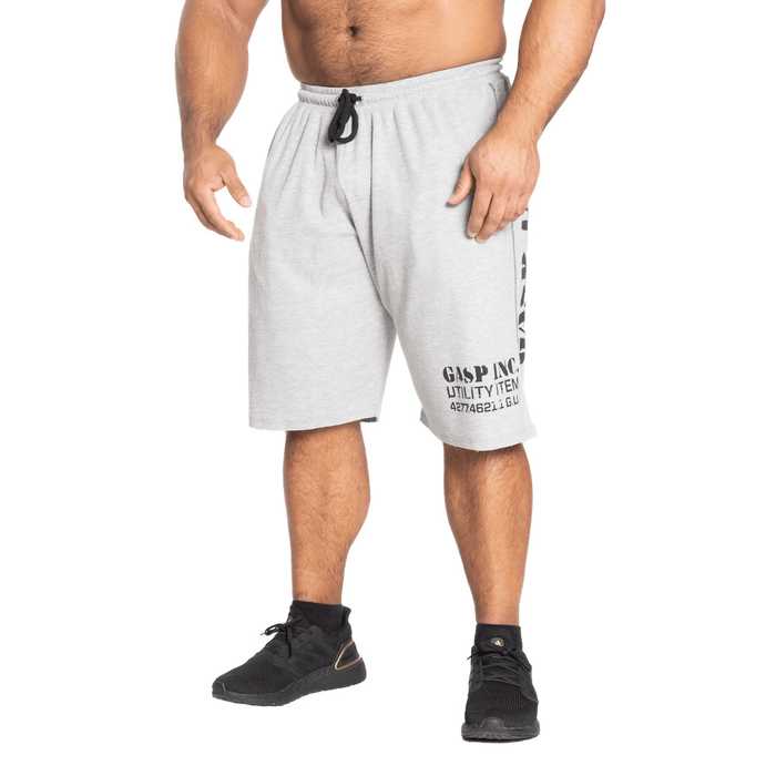 GASP Thermal Shorts Grey Melange XL