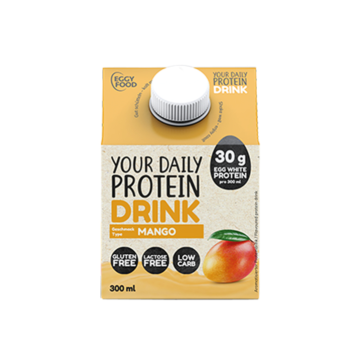 YDP Your Daily Protein 30g Egg White Drink 6 x 300ml Liquid Kiste Mango