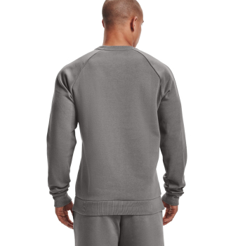 Under Armour Herren UA Rival Fleece Camo Script Pullover Grau XL