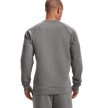 Under Armour Herren UA Rival Fleece Camo Script Pullover Grau XXXL