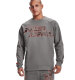 Under Armour Herren UA Rival Fleece Camo Script Pullover Grau XXXL