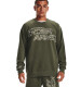 Under Armour Herren UA Rival Fleece Camo Script Pullover Green XXL