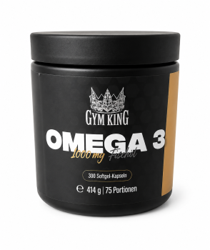 Gym King Omega 3 300 Softgel Dose