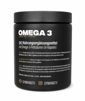 Gym King Omega 3 300 Softgel Dose