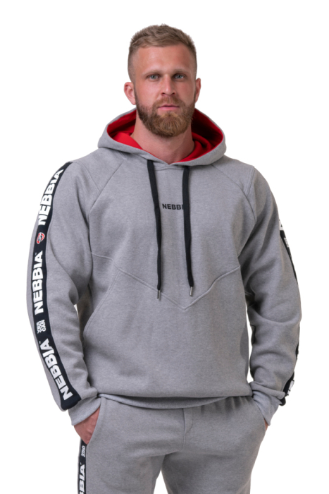NEBBIA Unlock the Champion Hoodie 194 Grau L