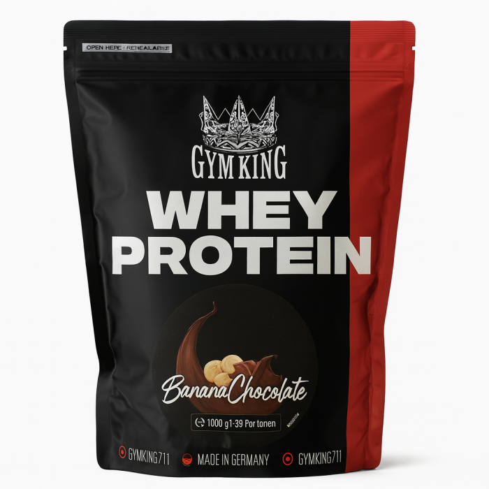 Gym King Whey Protein 1000g Beutel Schoko-Banane