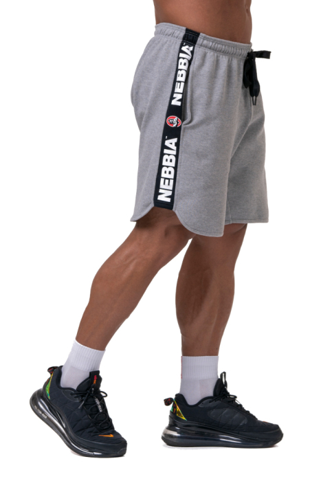 NEBBIA Legend-approved Shorts 195 Light Grey XL
