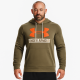 Under Armour UA Rival Hoodie Terry Logo Tent- Team Orange