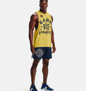 Under Armour Project Rock Earn Greatness Tanktop Field Yellow XXL
