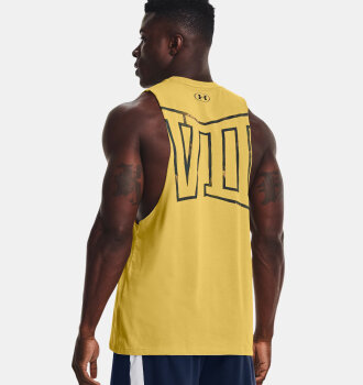 Under Armour Project Rock Earn Greatness Tanktop Field Yellow XXXL