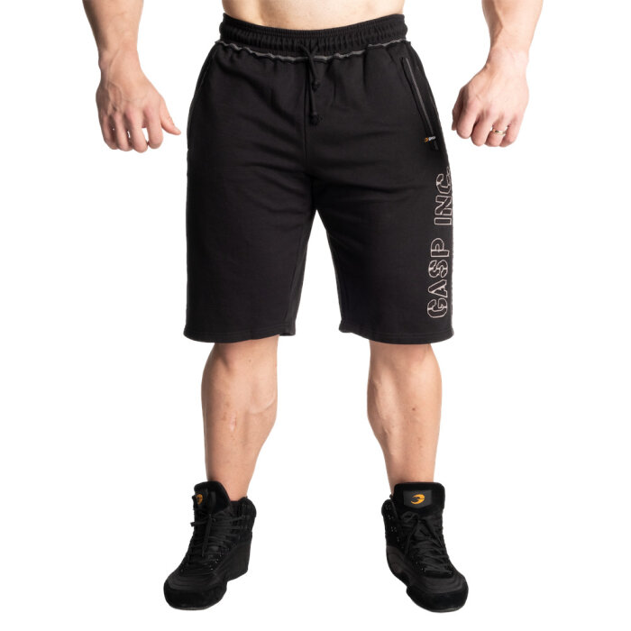 GASP Division Sweatshorts Black XXL