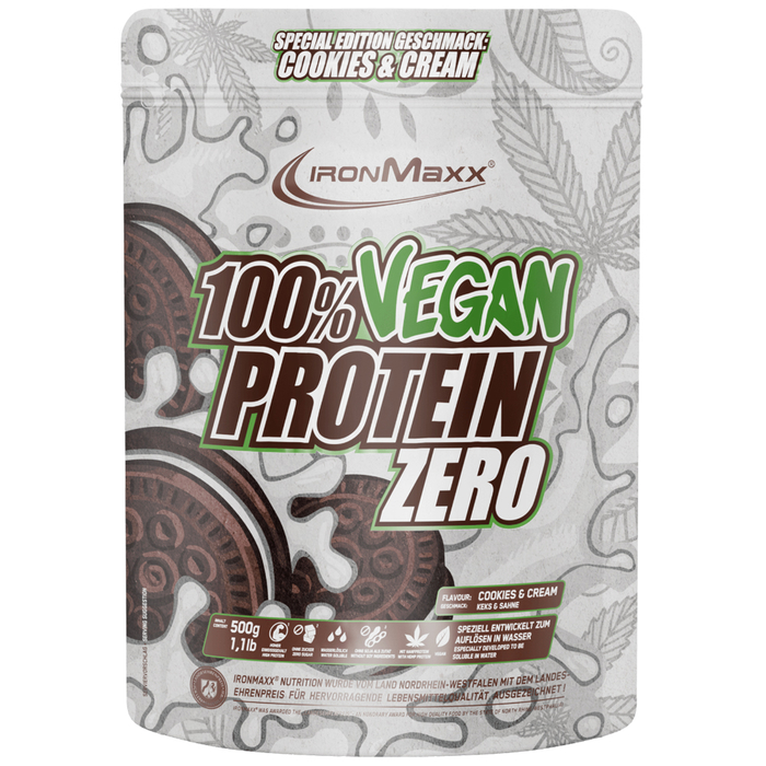 IronMaxx 100% Vegan Protein Zero 500g Pulver Beutel