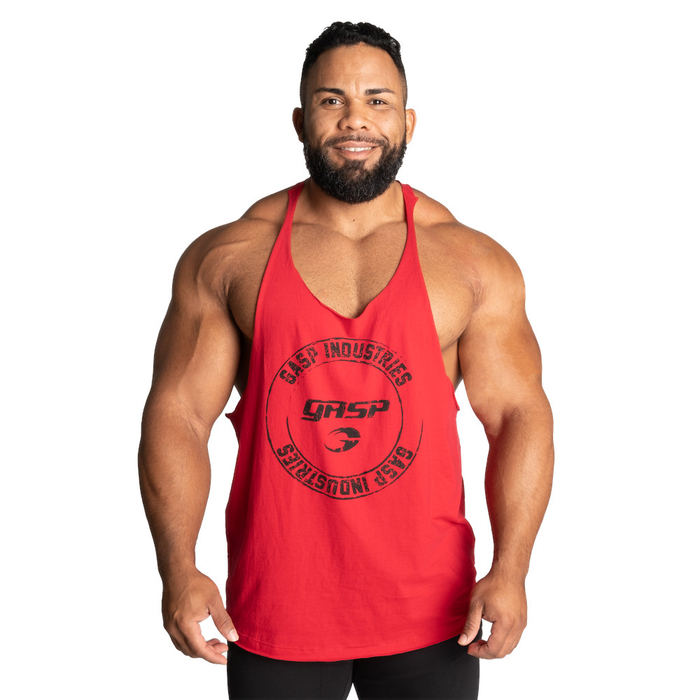GASP Stringer Tank Top Chili Red M