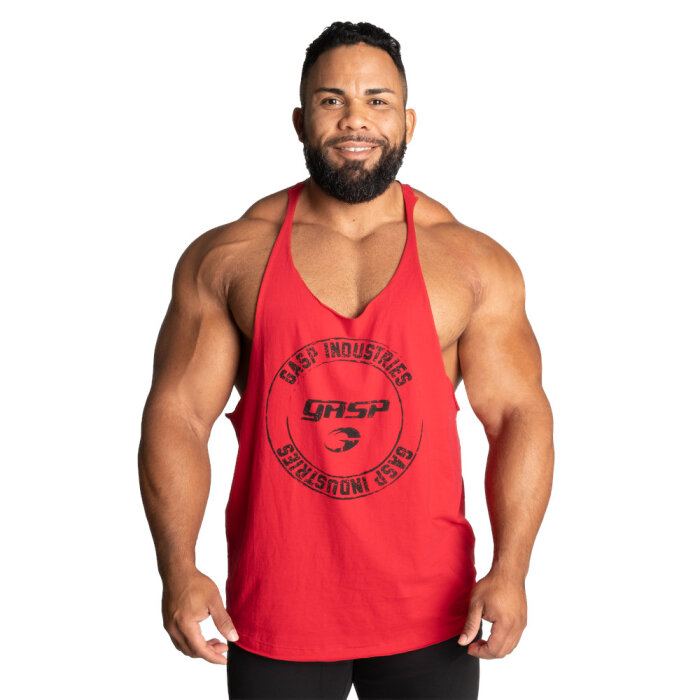 GASP Stringer Tank Top Chili Red XXL