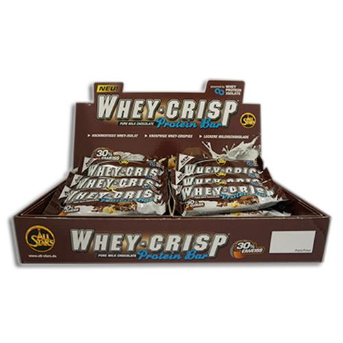 All Stars Whey-Crisp Protein Pro Bar 25 x 50g 30% Eiwei Riegel Mix