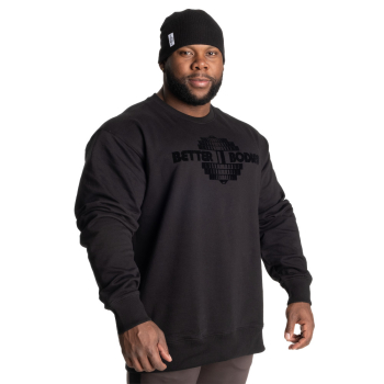 Better Bodies Union Crewneck Sweater Black M