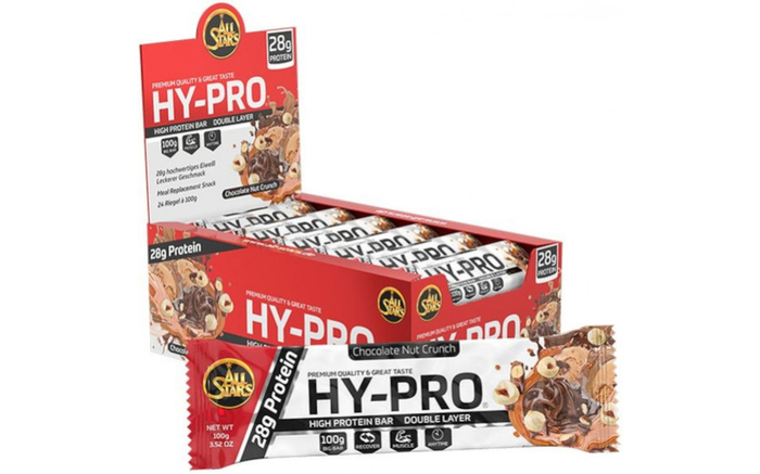 All Stars Hy-Pro Protein Bar 100g Eiwei Riegel Double Chocolate
