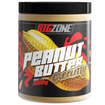 Big Zone Peanut Butter 1000g Dose Creamy Erdnussmus