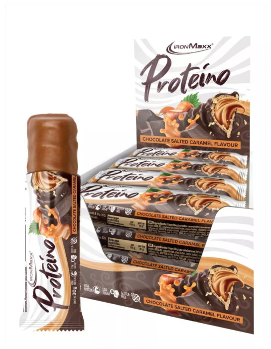 IronMaxx Proteino Riegel 30g Double Dark Chocolate Flavour