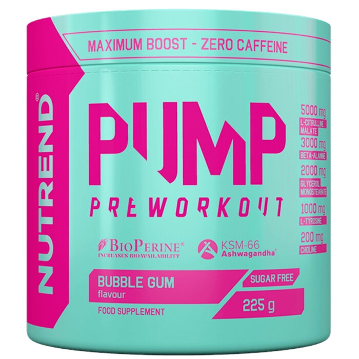 NUTREND PUMP PreWorkout 225g Pulver Dose, 23,90