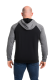 Under Armour Mens UA Rival Fleece Wordmark Colorblock Hoodie Black