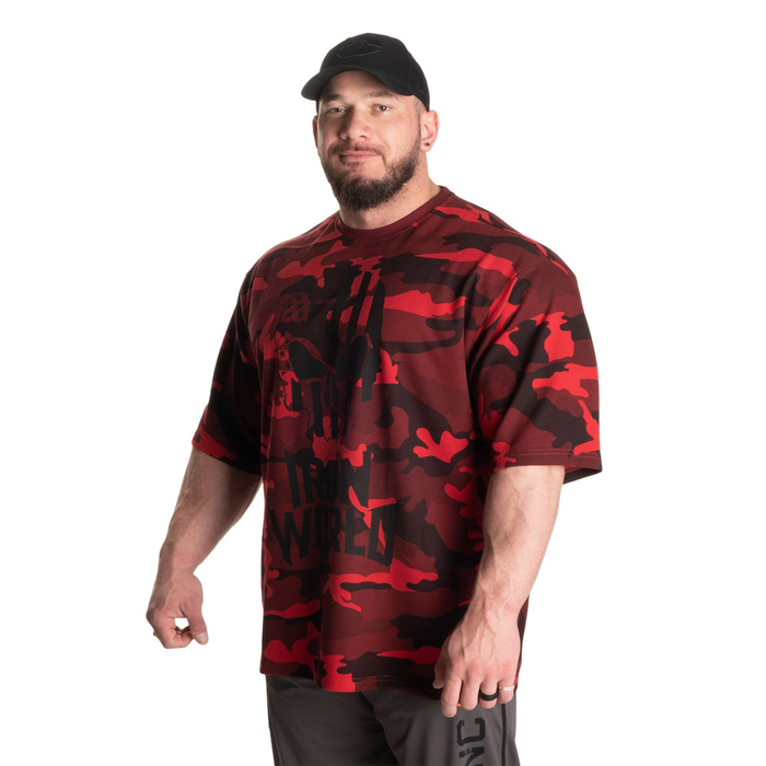 GASP Thermal Skull Tee Red Camo S