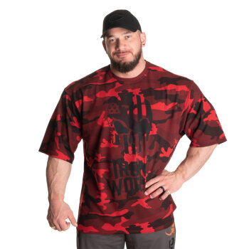 GASP Thermal Skull Tee Red Camo S