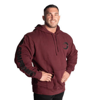 GASP Distressed Hood Maroon S