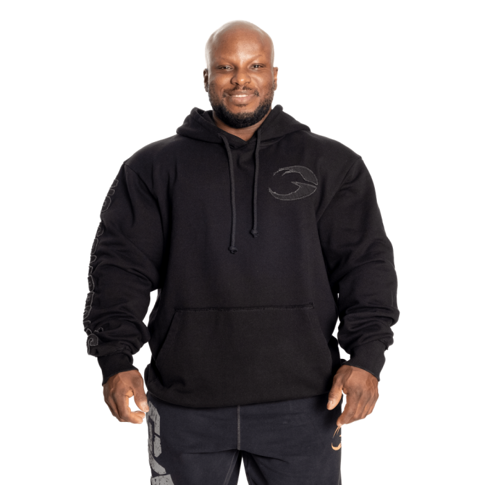 GASP Distressed Hood Black