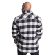 GASP Heavy Flannel Shirt Grey/Black M