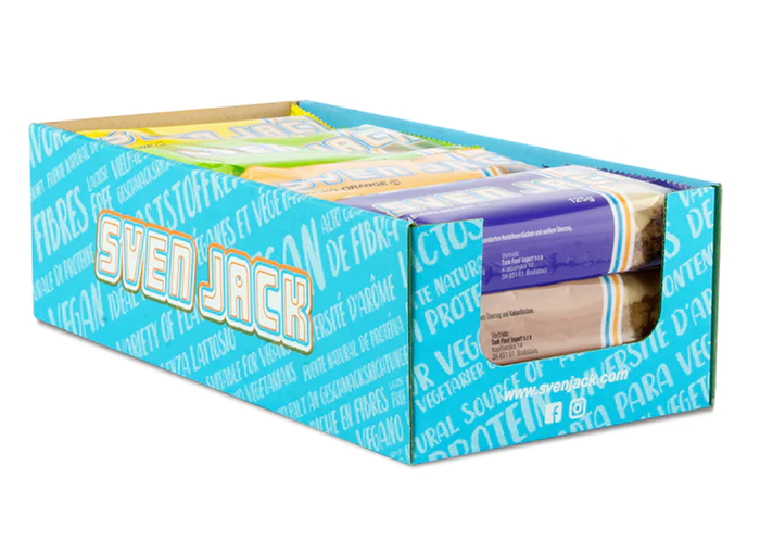 Sven Jack Energy Cake 12  x 125g Riegel Kiste Aprikose