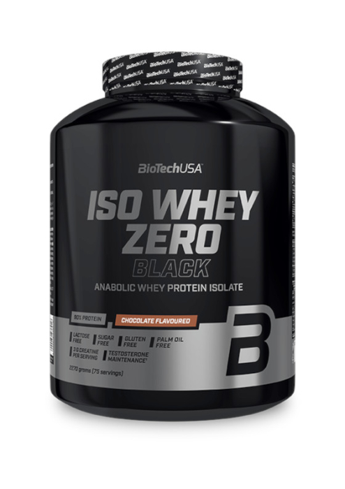 Biotech USA Iso Whey Zero Black Protein 2270g Dose Schokolade