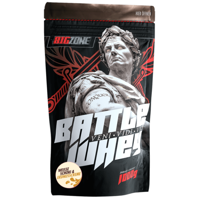 Big Zone Battle Whey 1000g Beutel Milch mit Honig