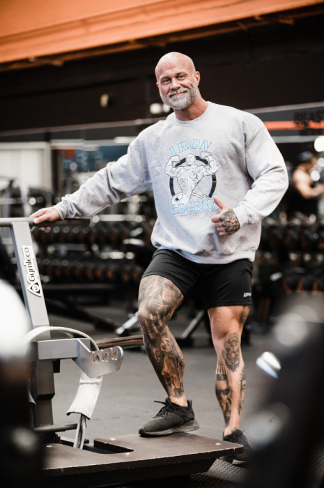 Iron Legend Crewneck Sweater Sport Grey Heather XL